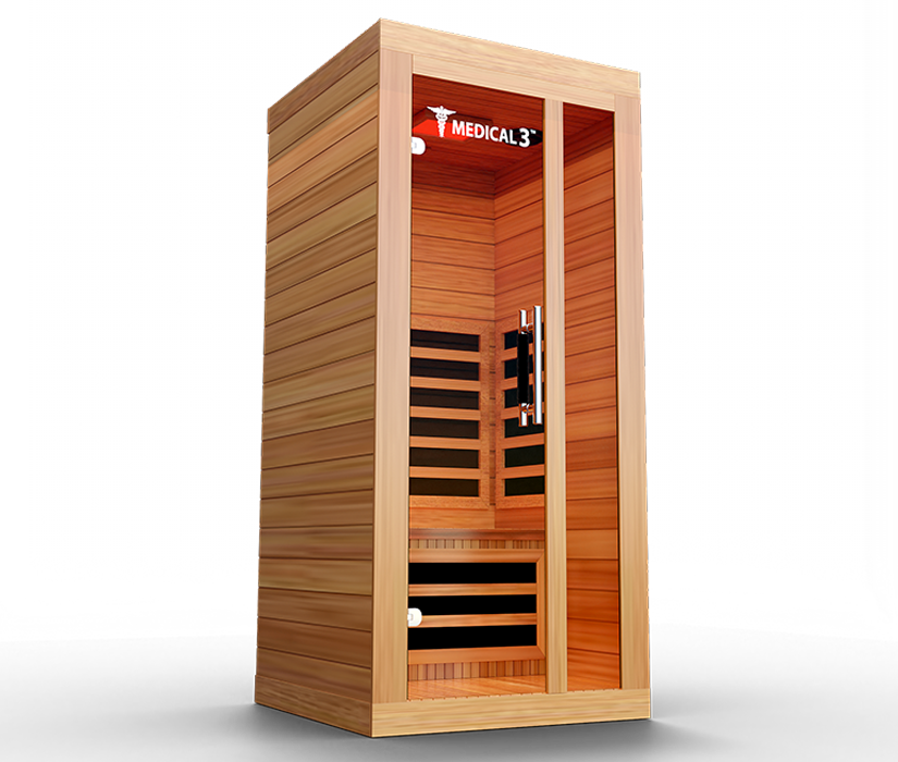 MedicalSaunas Medical 3™ Infrared Sauna – 1‑Person Wellness Cabin