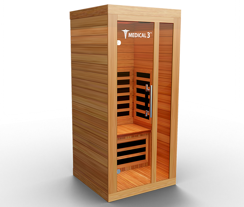 MedicalSaunas Medical 3™ Infrared Sauna – 1‑Person Wellness Cabin