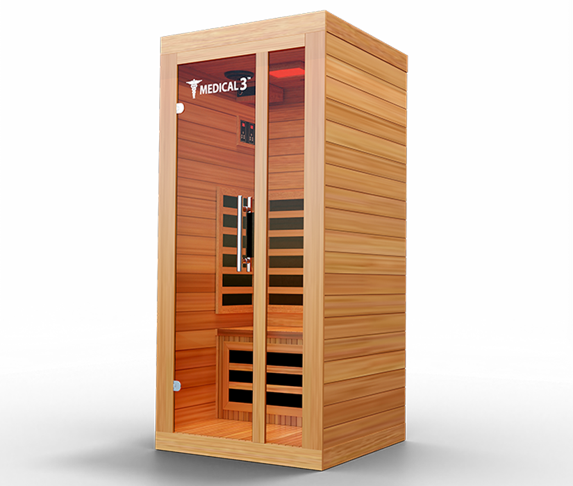 MedicalSaunas Medical 3™ Infrared Sauna – 1‑Person Wellness Cabin
