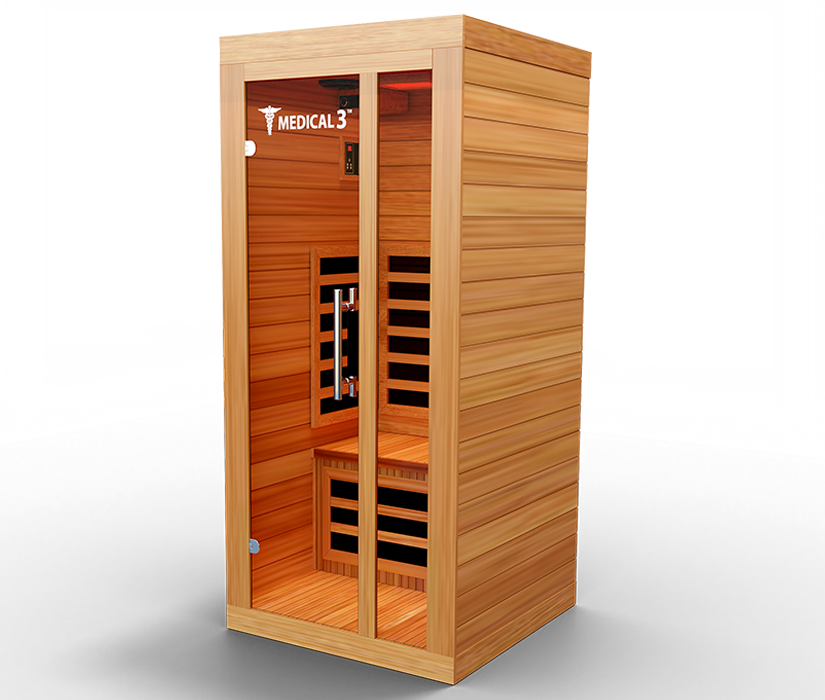 MedicalSaunas Medical 3™ Infrared Sauna – 1‑Person Wellness Cabin