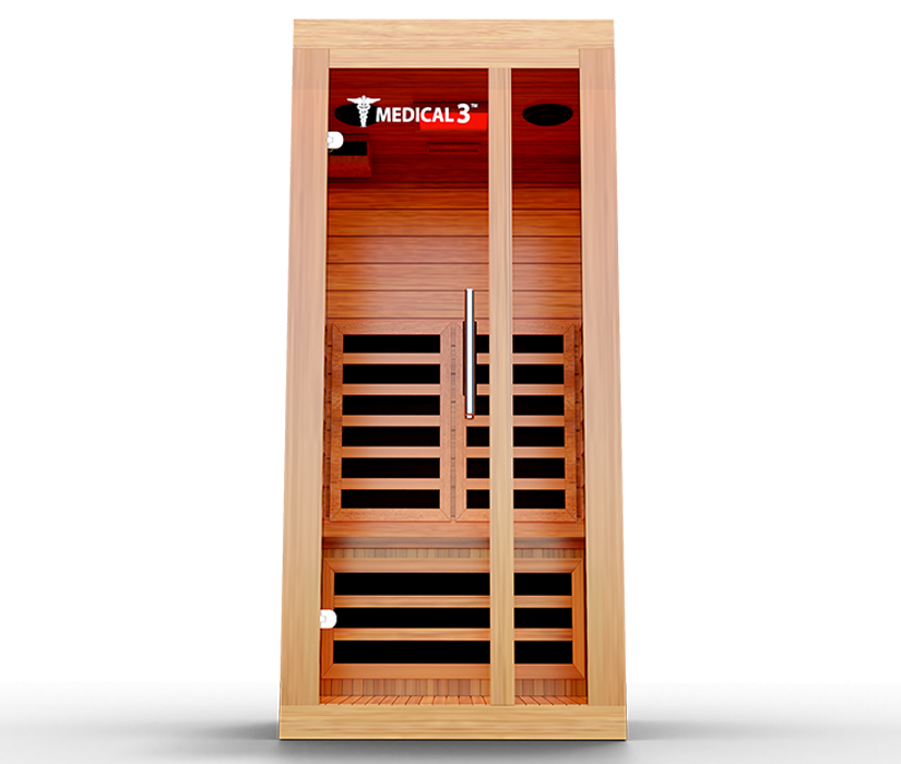 MedicalSaunas Medical 3™ Infrared Sauna – 1‑Person Wellness Cabin