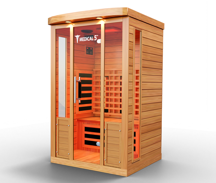 MedicalSaunas Medical 5™ Infrared Sauna – 3‑Person Wellness Cabin