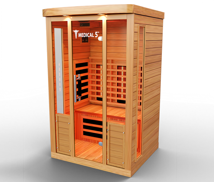 MedicalSaunas Medical 5™ Infrared Sauna – 3‑Person Wellness Cabin