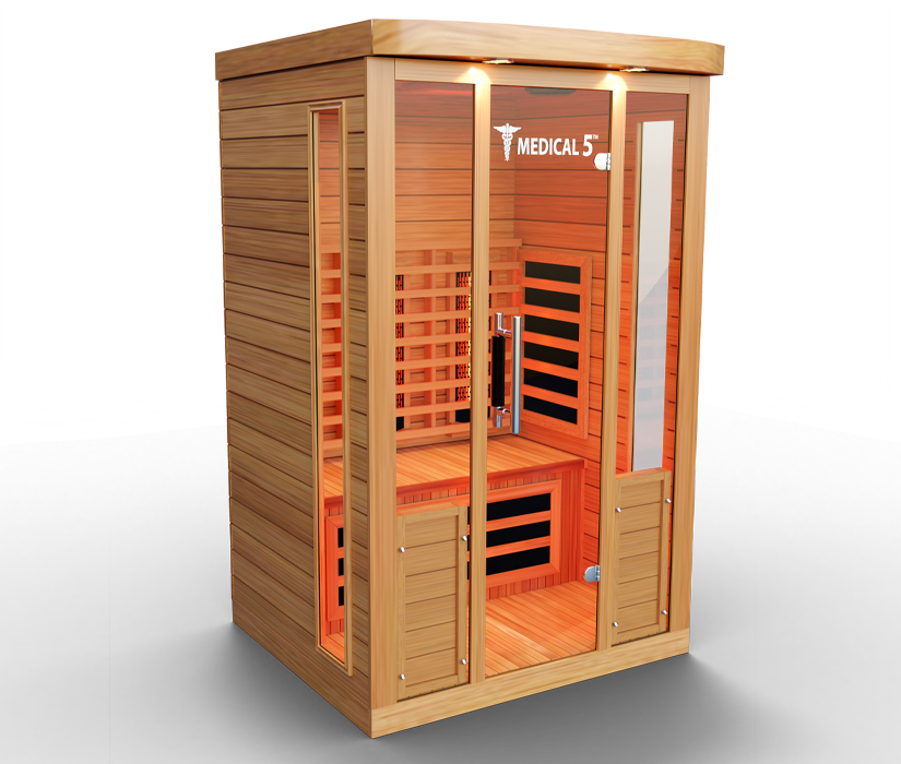 MedicalSaunas Medical 5™ Infrared Sauna – 3‑Person Wellness Cabin