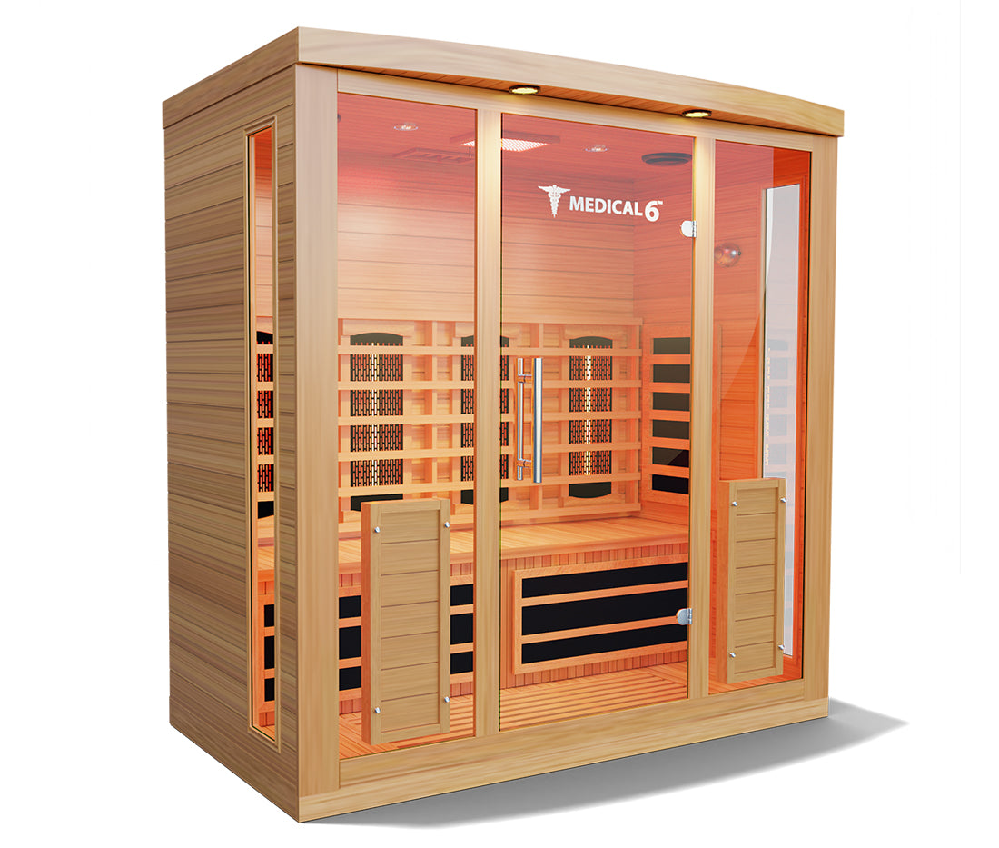 MedicalSaunas Medical 6™ Infrared Sauna – 4 to 6 Person Wellness Cabin
