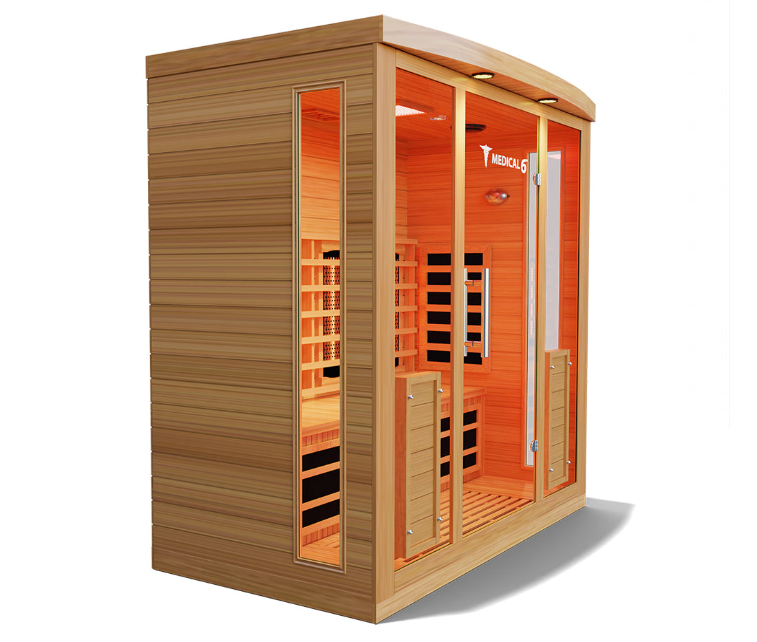 MedicalSaunas Medical 6™ Infrared Sauna – 4 to 6 Person Wellness Cabin