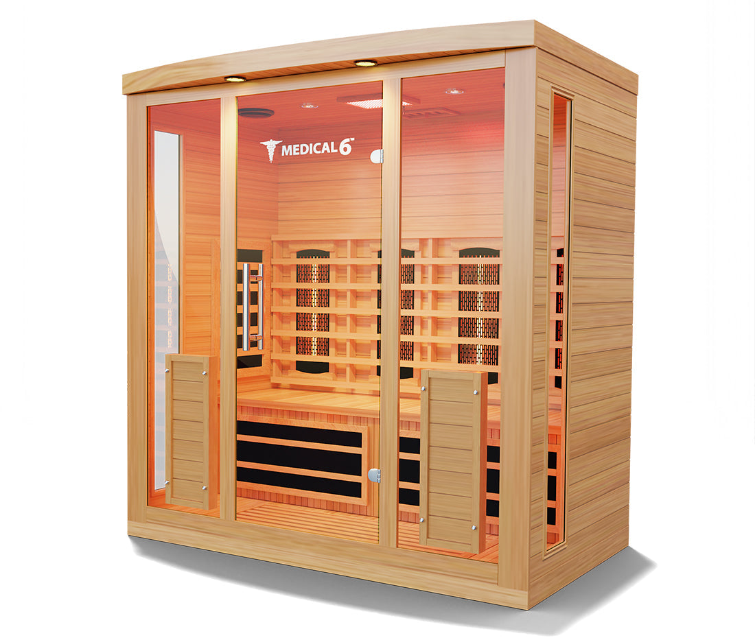 MedicalSaunas Medical 6™ Infrared Sauna – 4 to 6 Person Wellness Cabin