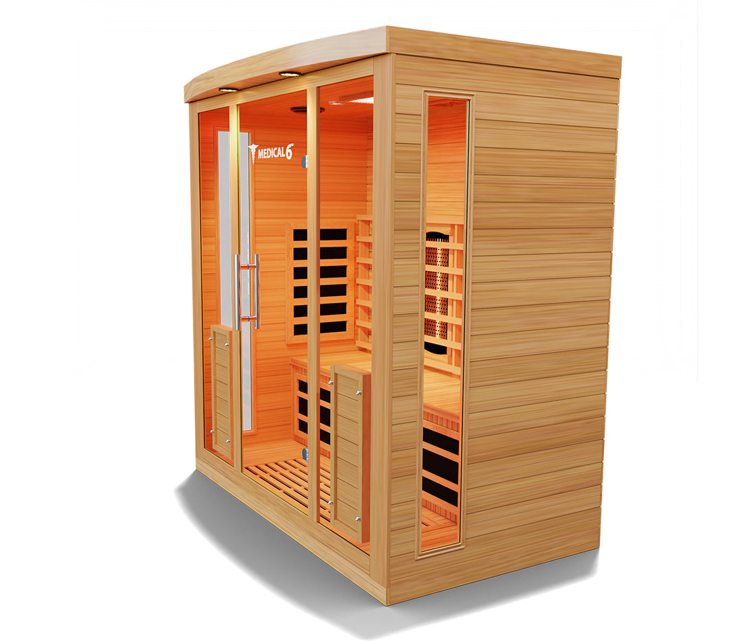 MedicalSaunas Medical 6™ Infrared Sauna – 4 to 6 Person Wellness Cabin