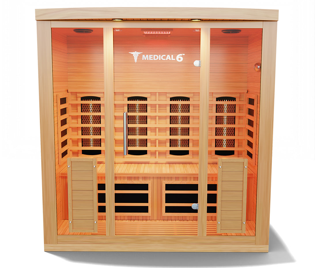 MedicalSaunas Medical 6™ Infrared Sauna – 4 to 6 Person Wellness Cabin