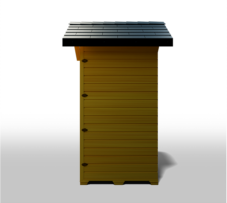 MedicalSaunas Nature 4™ Outdoor Infrared Sauna – 1‑Person Cabin