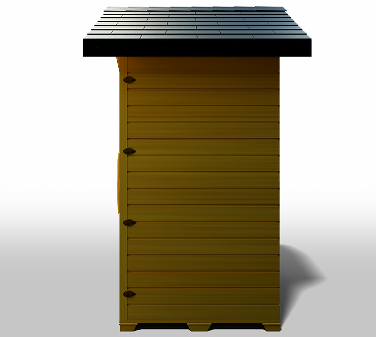 MedicalSaunas Nature 6™ Outdoor Hybrid Sauna – 3‑Person Cabin
