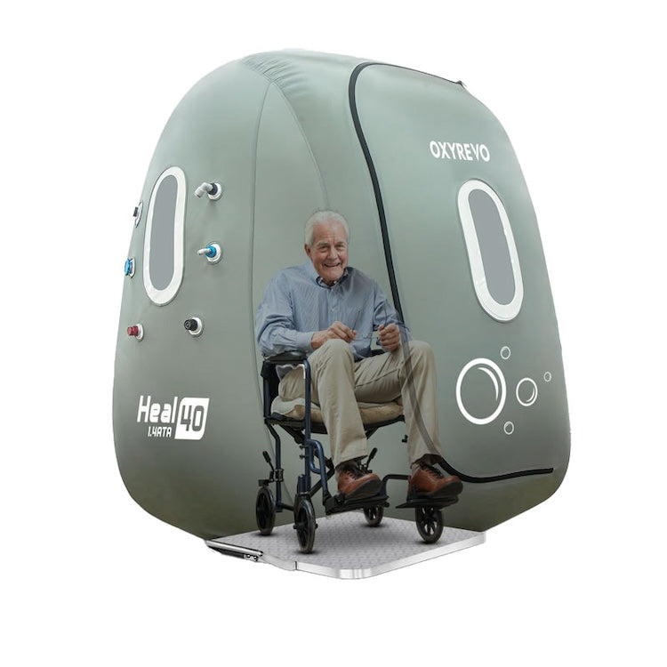 OxyRevo Heal40 – 1.4 ATA Wheelchair Hyperbaric Chamber