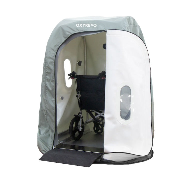 OxyRevo Heal40 – 1.4 ATA Wheelchair Hyperbaric Chamber