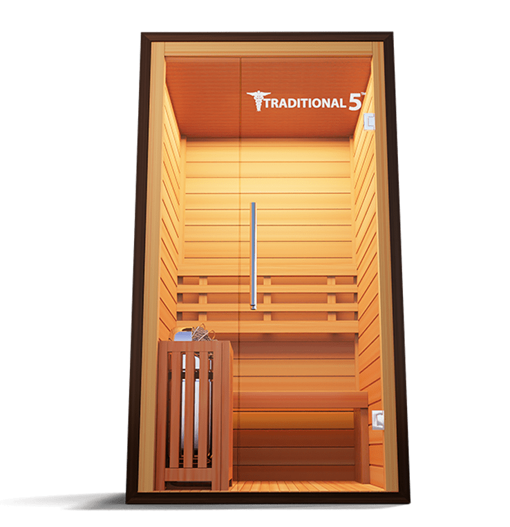 MedicalSaunas Traditional 5™ Steam Sauna – 1‑Person Wellness Cabin