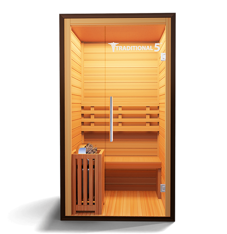 MedicalSaunas Traditional 5™ Steam Sauna – 1‑Person Wellness Cabin