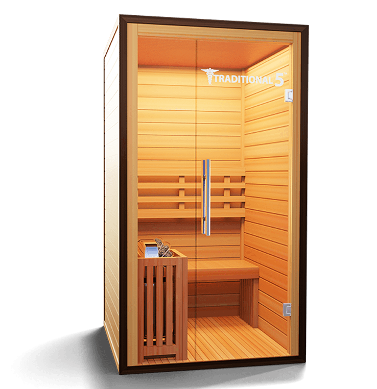 MedicalSaunas Traditional 5™ Steam Sauna – 1‑Person Wellness Cabin