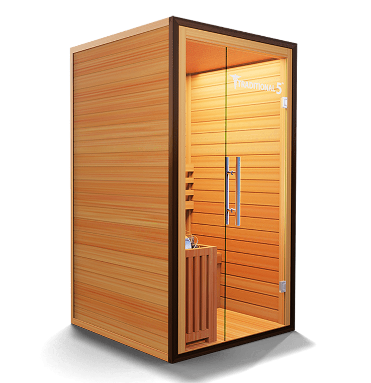 MedicalSaunas Traditional 5™ Steam Sauna – 1‑Person Wellness Cabin