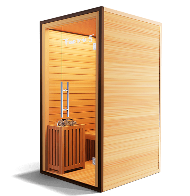 MedicalSaunas Traditional 5™ Steam Sauna – 1‑Person Wellness Cabin