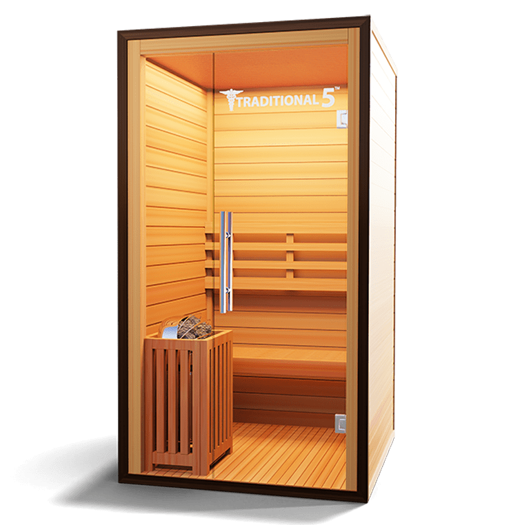 MedicalSaunas Traditional 5™ Steam Sauna – 1‑Person Wellness Cabin