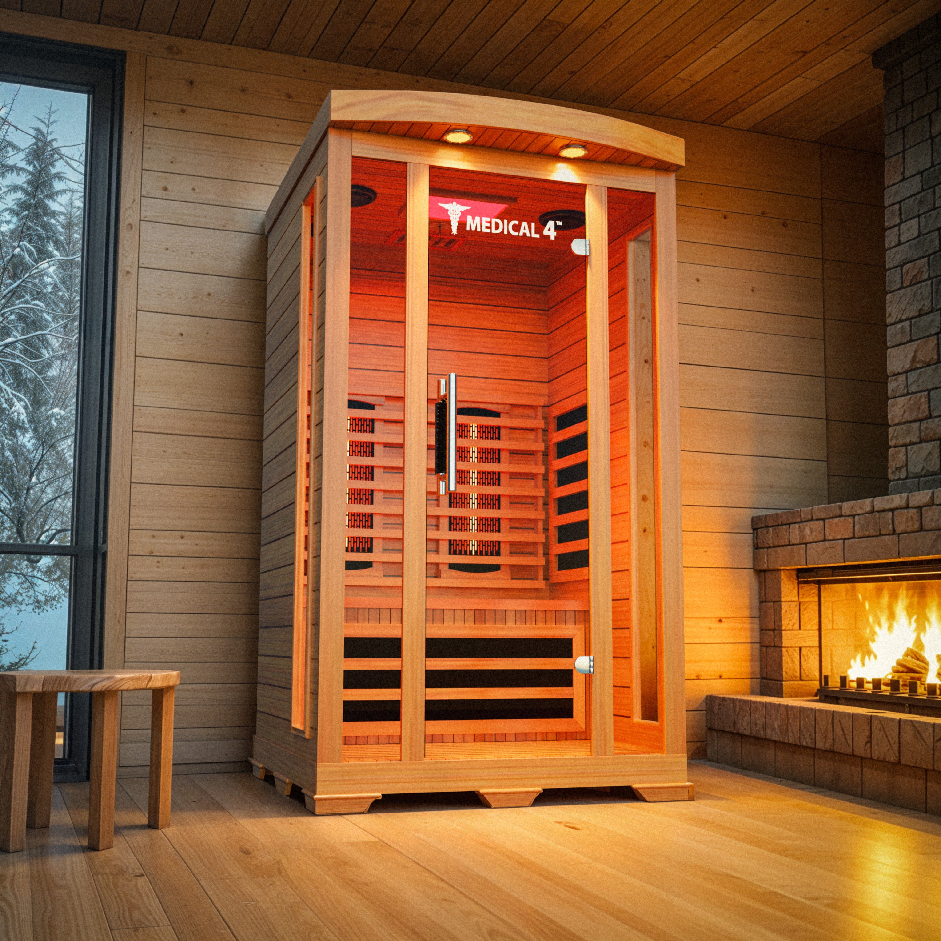 MedicalSaunas Medical 4™ Dual‑Person Infrared Sauna