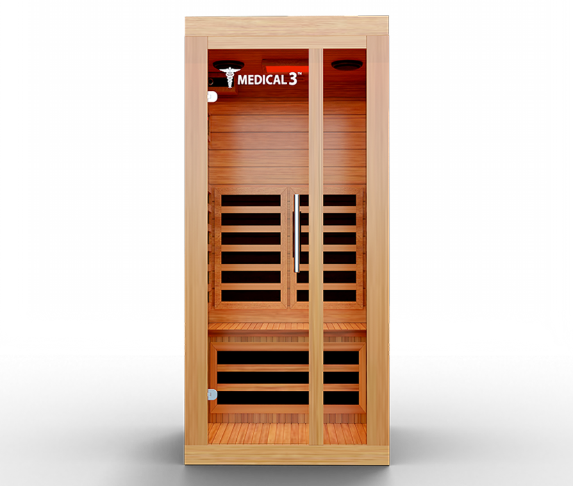 MedicalSaunas Medical 3™ Infrared Sauna – 1‑Person Wellness Cabin