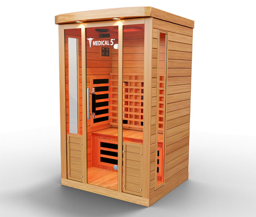 MedicalSaunas Medical 5™ Infrared Sauna – 3‑Person Wellness Cabin