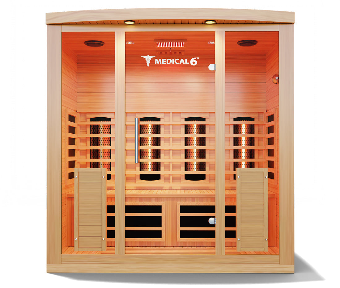 MedicalSaunas Medical 6™ Infrared Sauna – 4 to 6 Person Wellness Cabin
